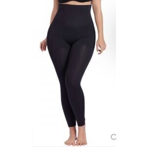 Curveez CUR1220 Perfect Control Layering Compression Black Leggings Size XL